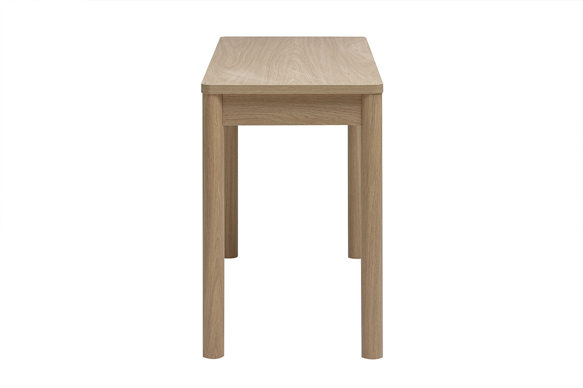Bureau avec tiroir finition bois clair ch�ne L120 cm IZZIE