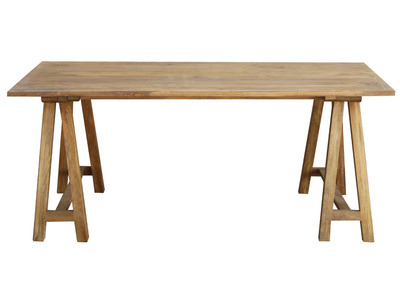 Bureau bois de manguier 90x180cm ANTIQUA