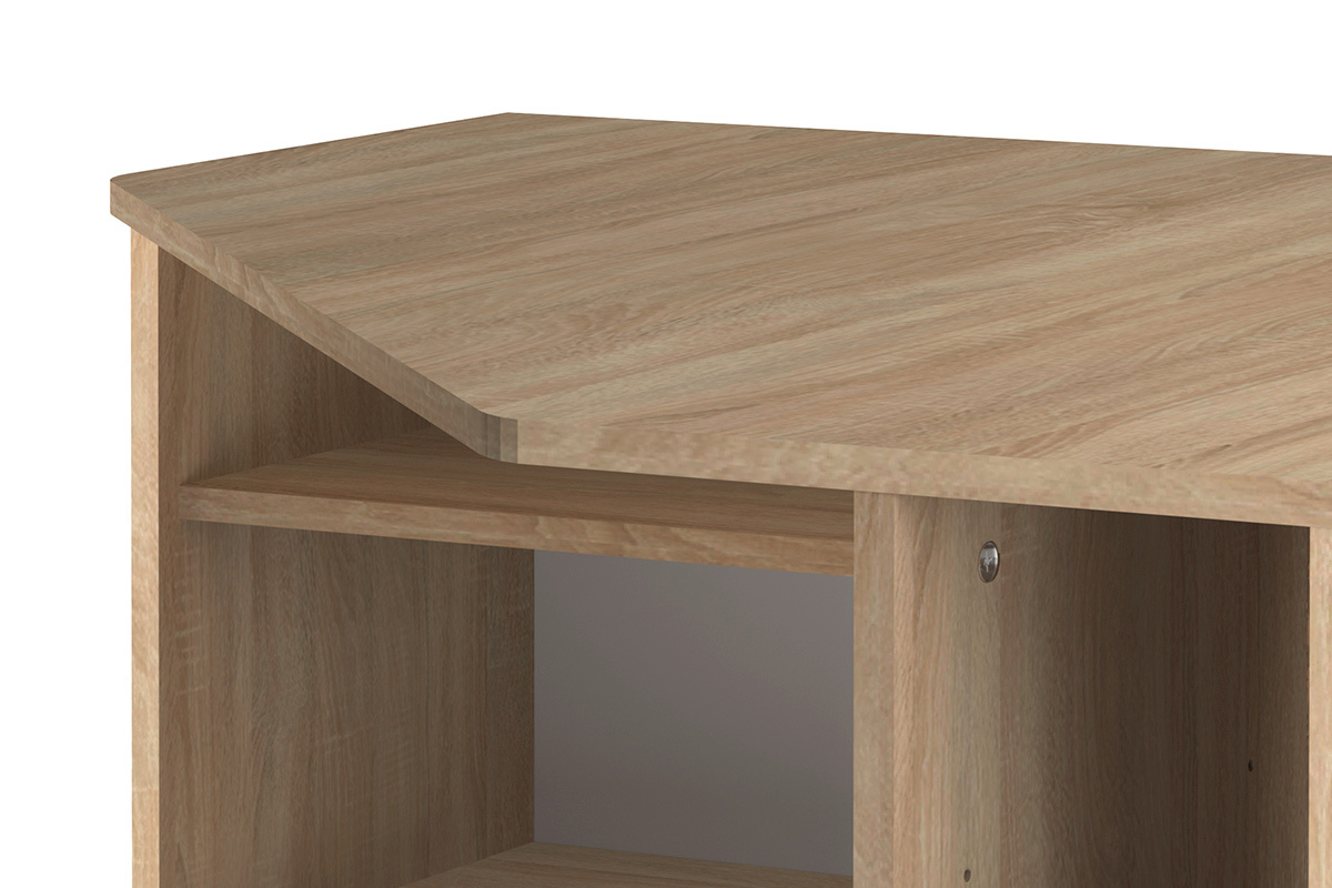Bureau d'angle design bois clair CORNER