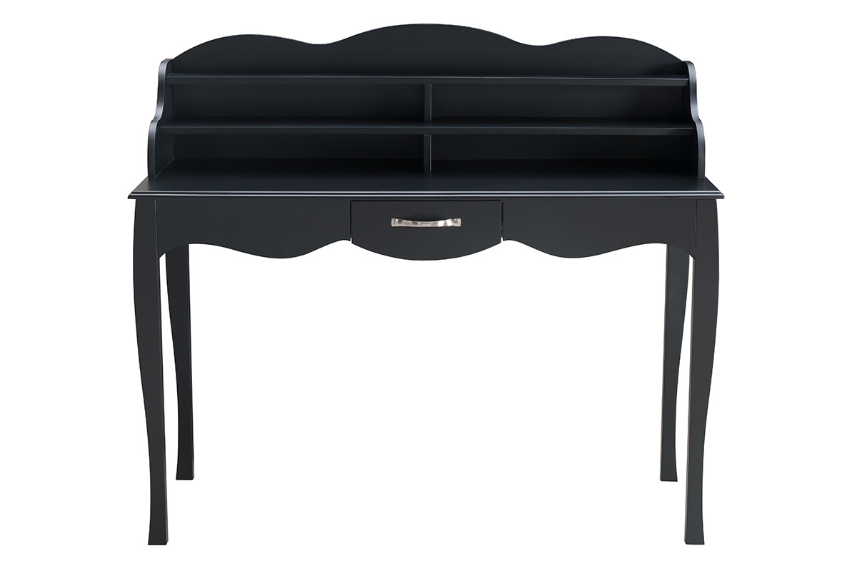 Bureau design laqu� noir MARGOT