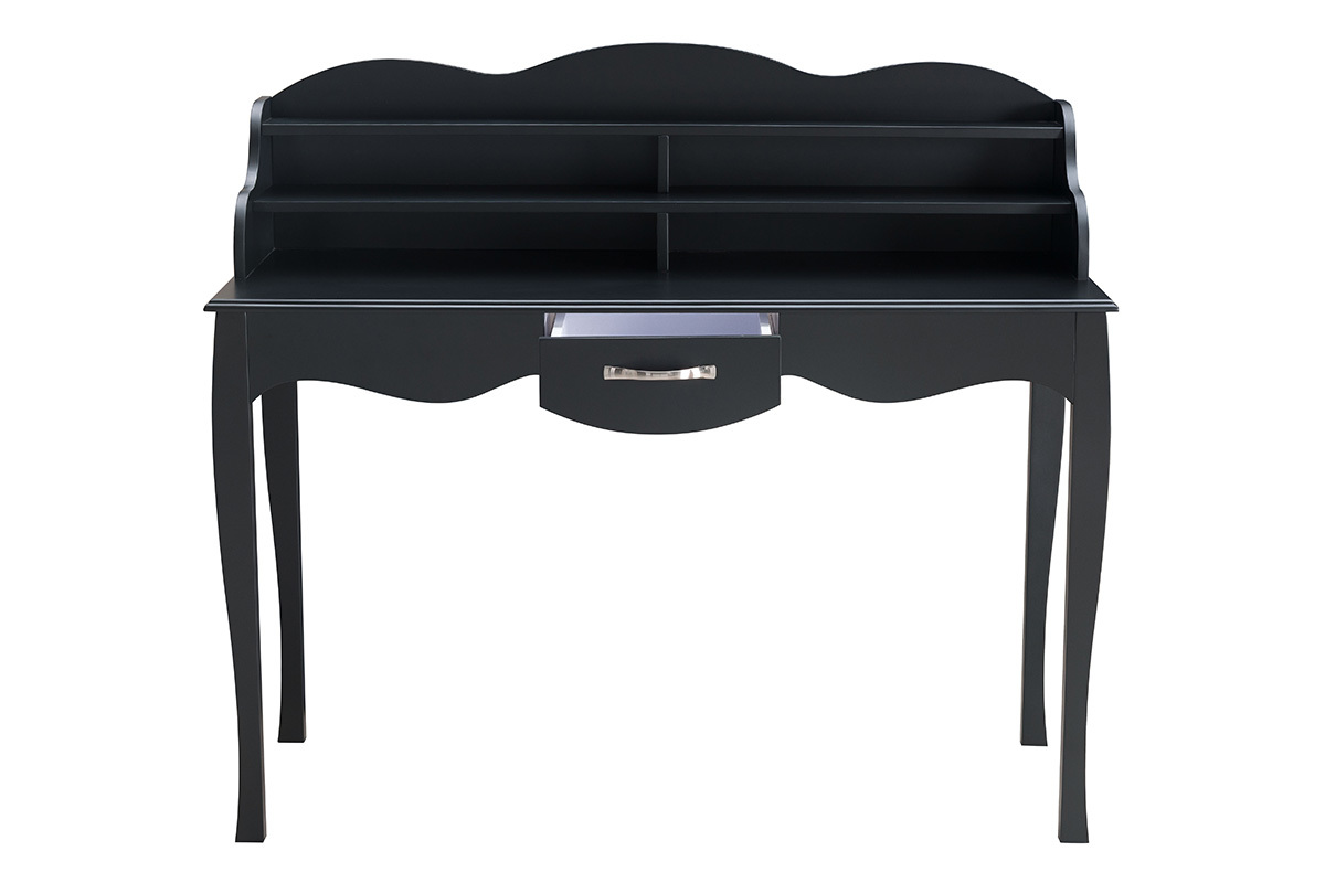 Bureau design laqu� noir MARGOT
