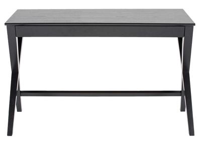 Bureau design noir avec tiroir L120 cm VICE