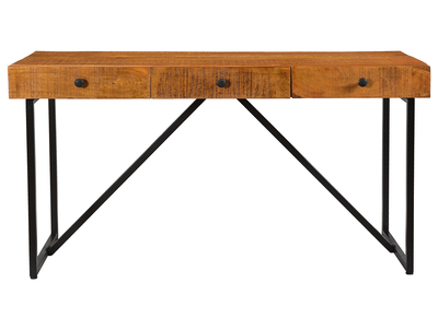 Bureau en manguier 3 tiroirs CHENY