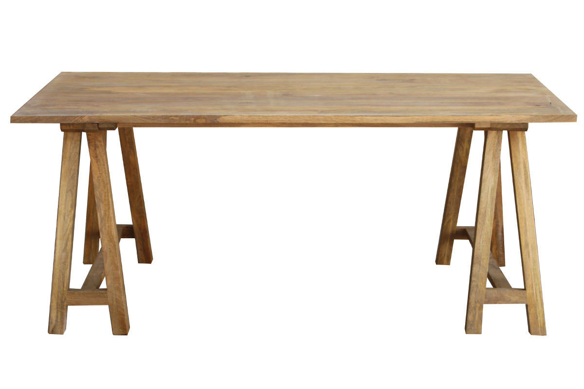 Bureau en manguier massif L180 cm ANTIQUA