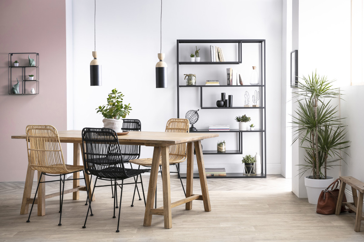 Bureau en manguier massif L180 cm ANTIQUA