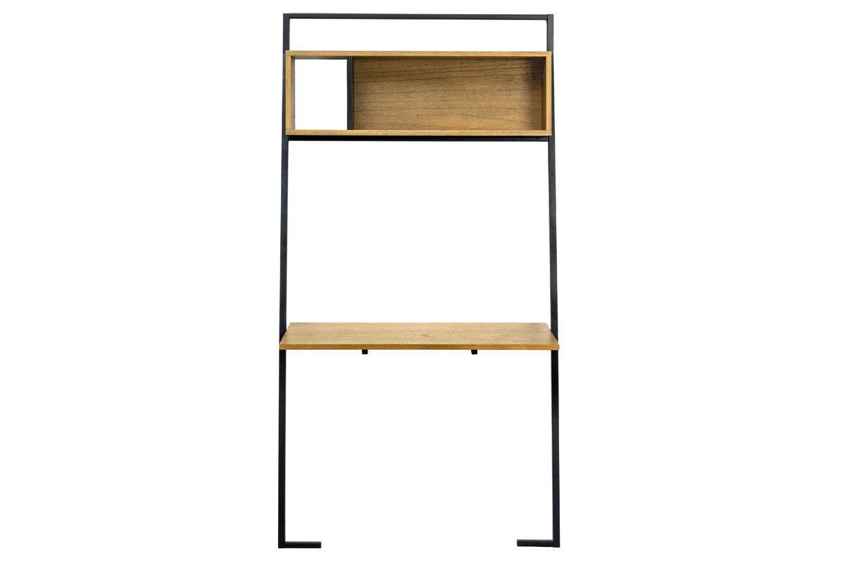 Bureau - tagre bois et mtal noir SERAH