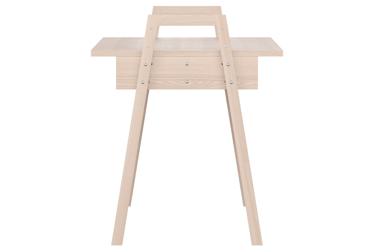 Bureau scandinave ajustable en hauteur L128 cm NOHA