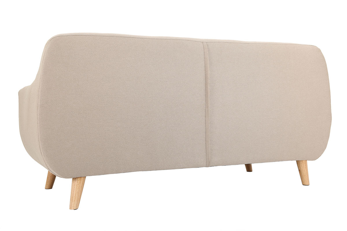 Canap� 3 places design d�houssable beige YNOK