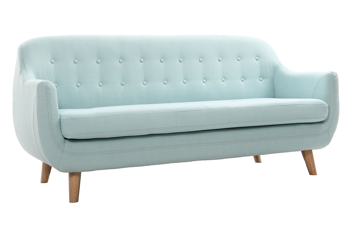 Canap� 3 places design d�houssable menthe � l'eau YNOK