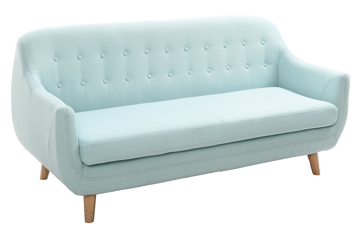 Canap� 3 places design d�houssable menthe � l'eau YNOK