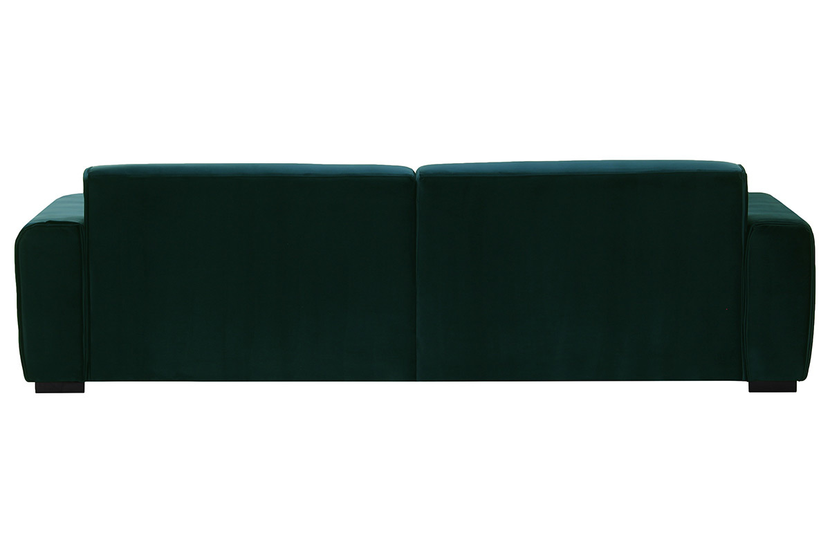 Canap� 4 places design velours vert opale MELLOW