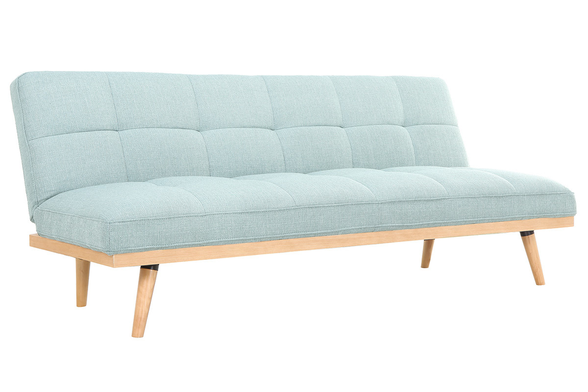 Canap� convertible 3 places vert lagon SIKKO