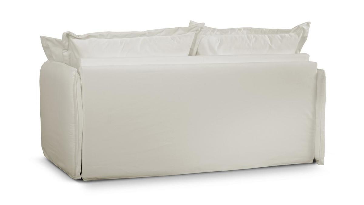 Canap convertible dhoussable en coton blanc crme ALDO