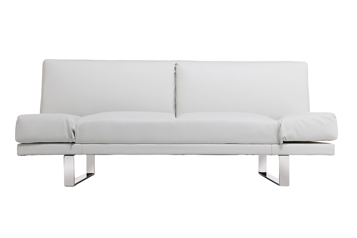 Canap� convertible design blanc ATLANTA