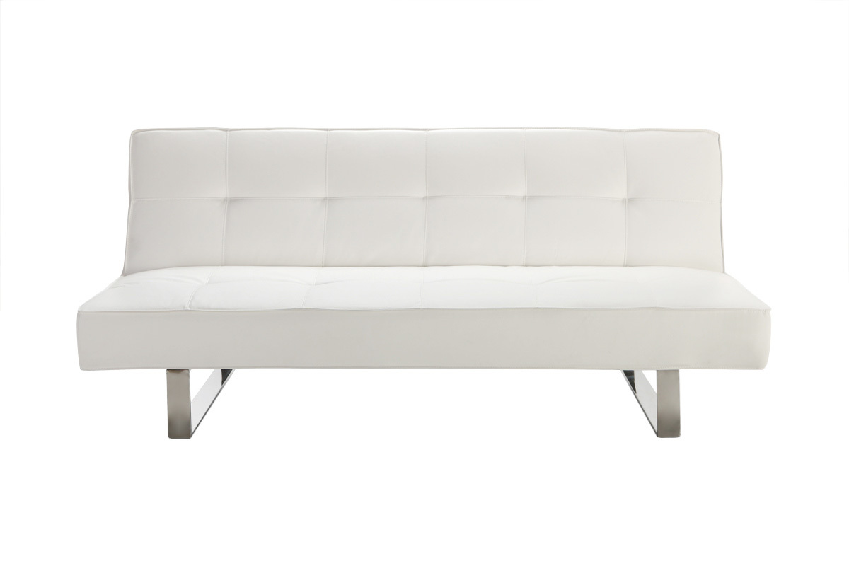 Canap convertible design blanc CHARLESTON