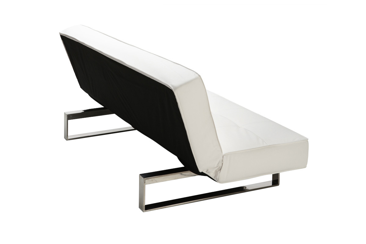 Canap convertible design blanc CHARLESTON
