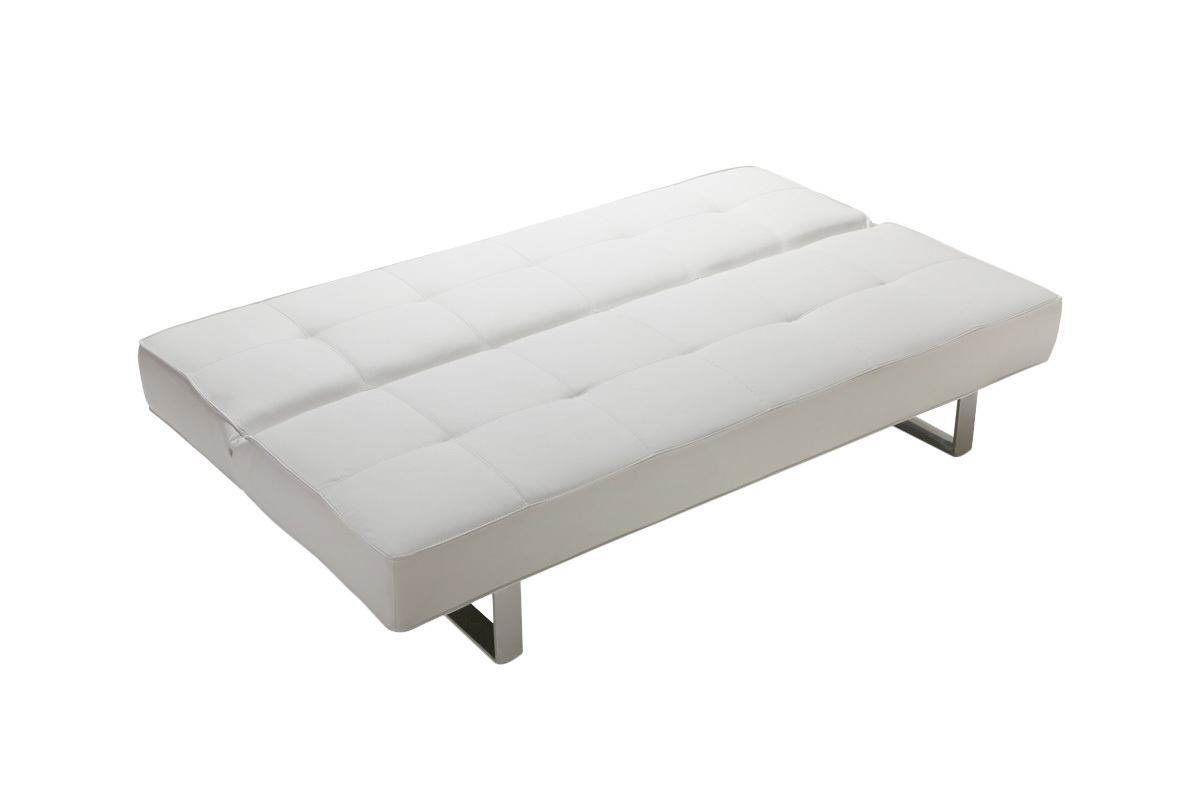 Canap convertible design blanc CHARLESTON