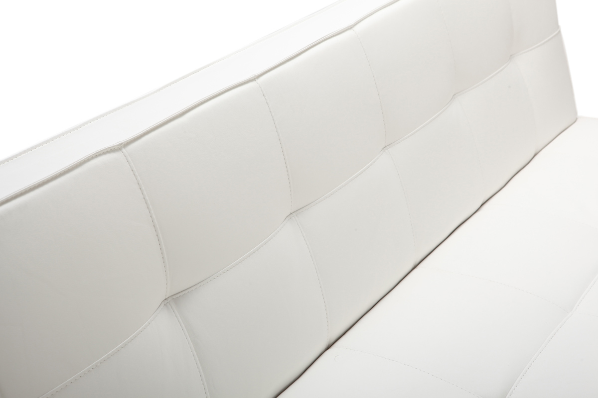 Canap convertible design blanc CHARLESTON
