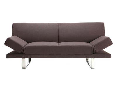 Canap&eacute; convertible design brun ATLANTA