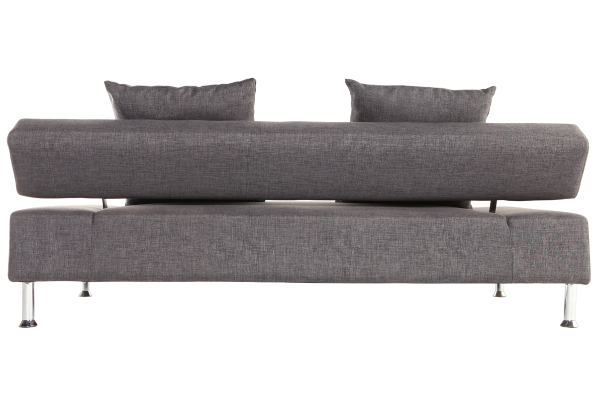 Canap� convertible design gris 3 places MILANO