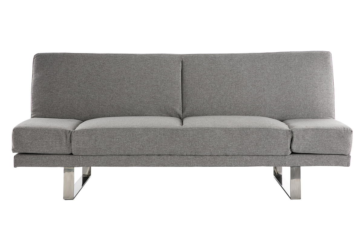 Canap convertible design gris ATLANTA