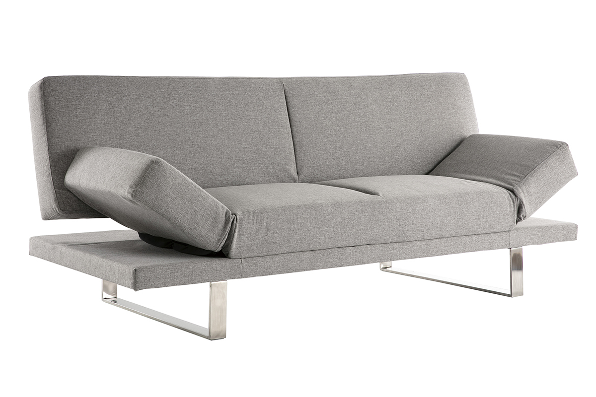 Canap convertible design gris ATLANTA