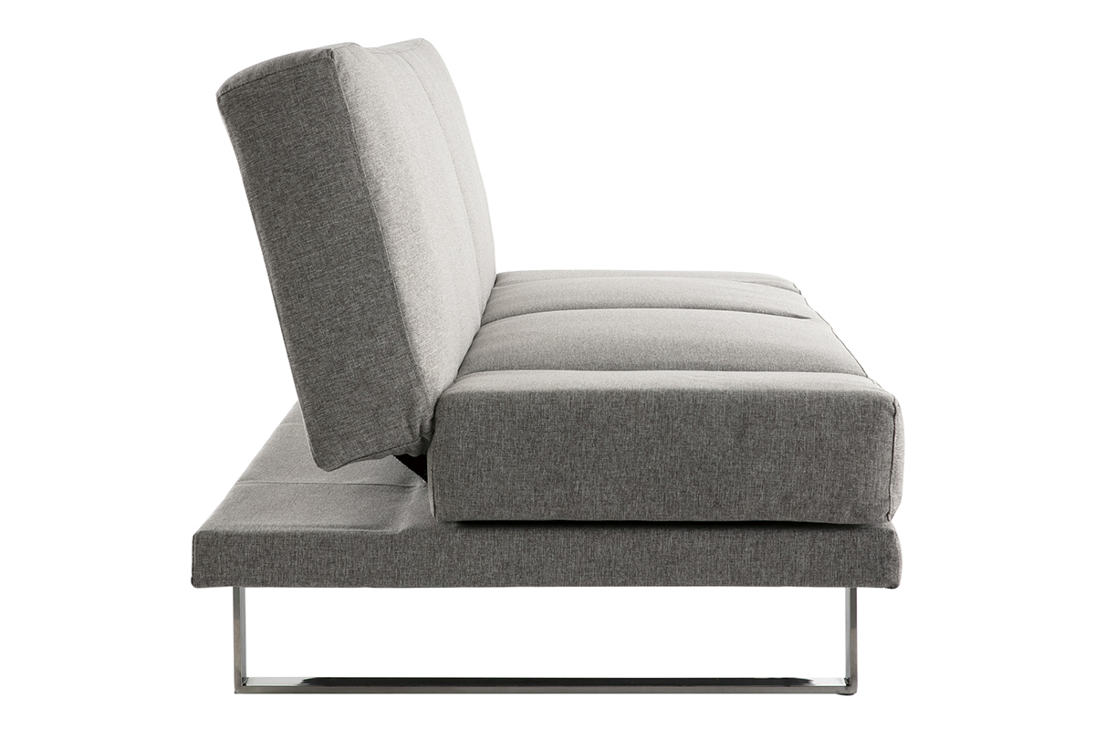 Canap convertible design gris ATLANTA