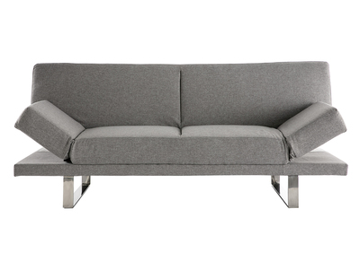 Canap&eacute; convertible design gris ATLANTA