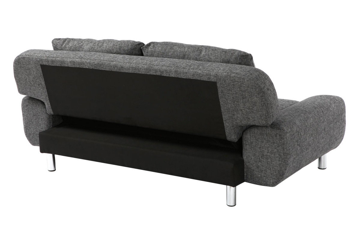 Canap� convertible design gris charbon TULSA