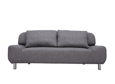 Canap&eacute; convertible design gris clair TULSA