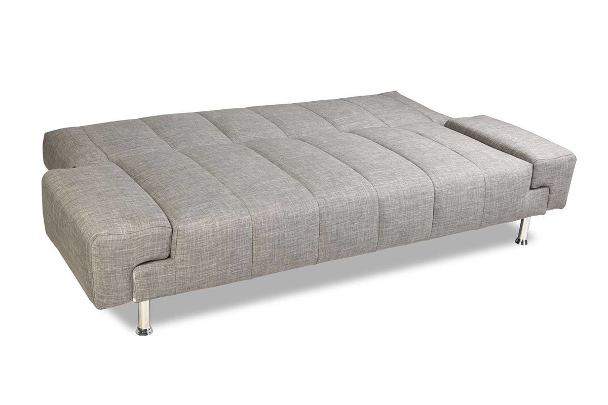 Canap convertible design gris DENVER