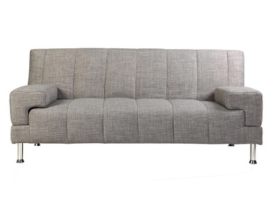 Canap&eacute; convertible design gris DENVER