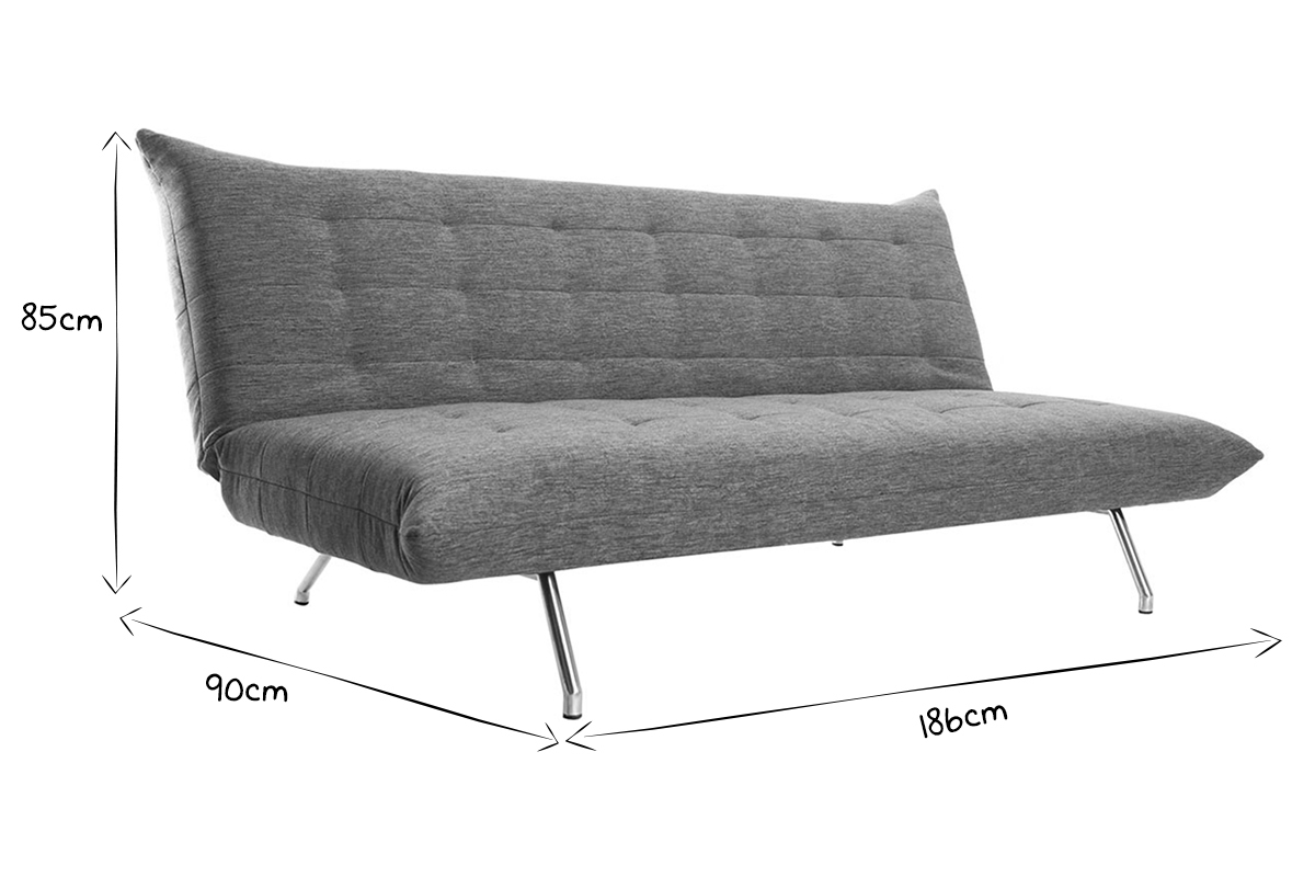 Canap� convertible design gris fonc� OVE