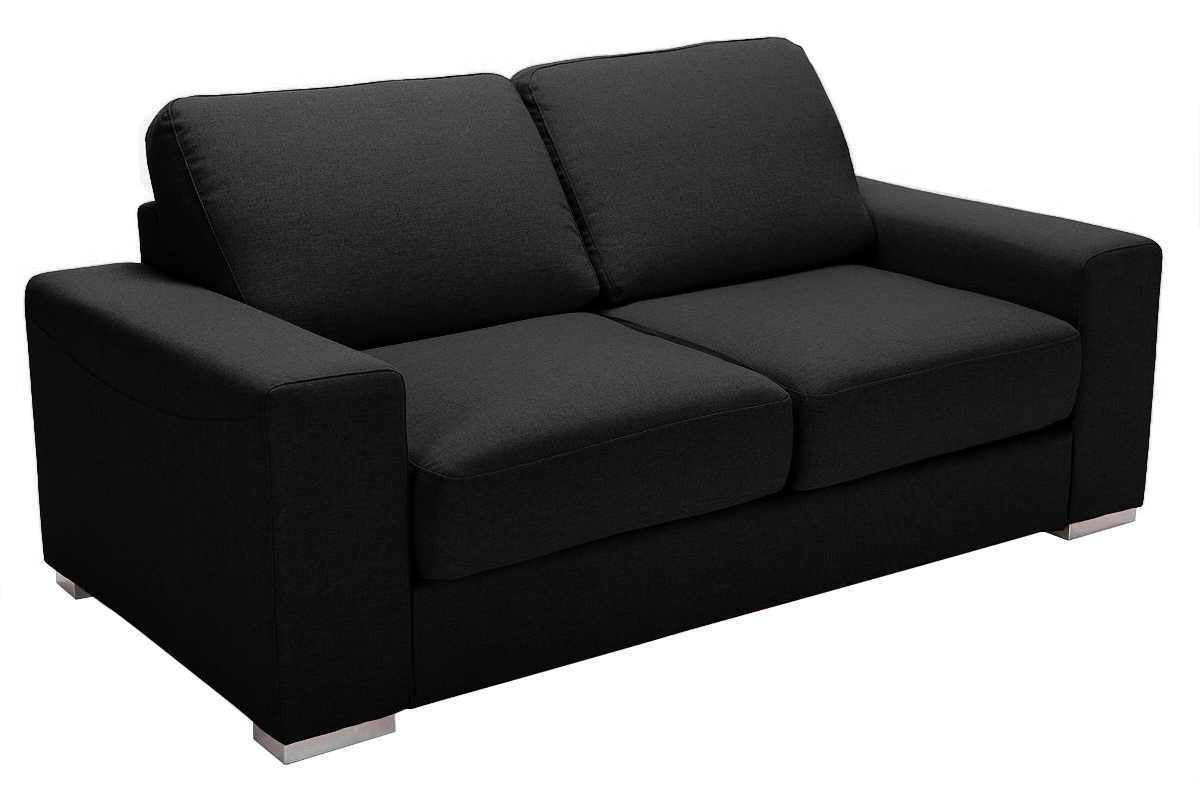Canap� convertible design noir HAMILTON