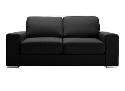 Canap&eacute; convertible design noir HAMILTON