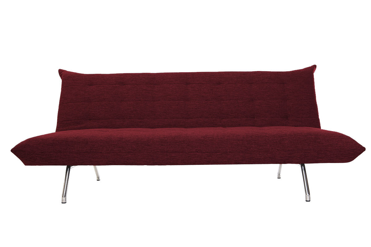Canap� convertible design rouge OVE