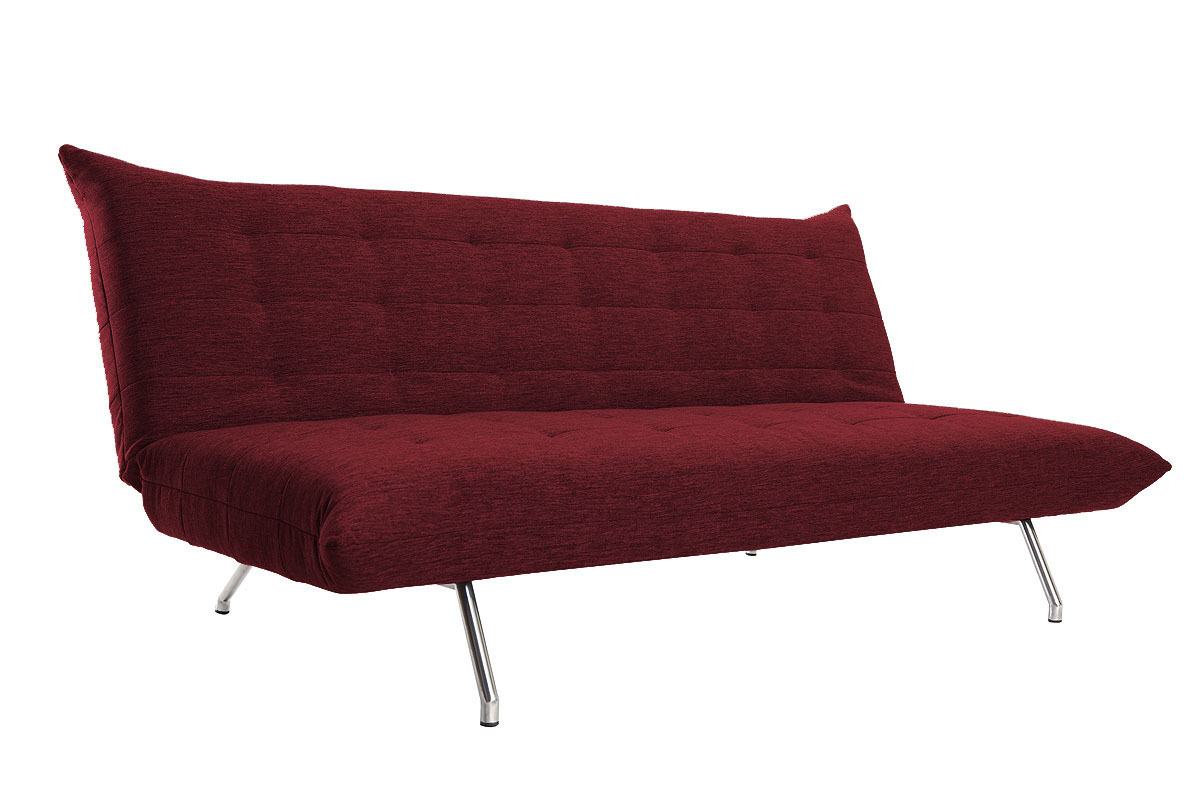 Canap� convertible design rouge OVE
