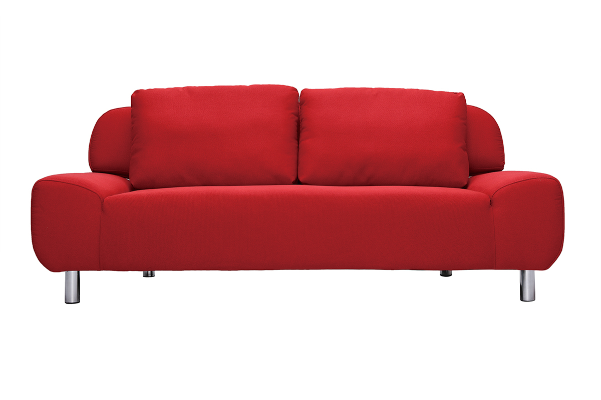 Canap� convertible design rouge TULSA