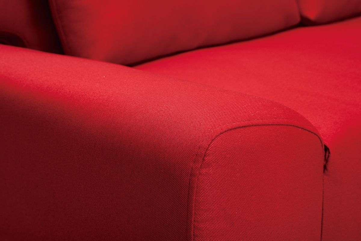 Canap� convertible design rouge TULSA