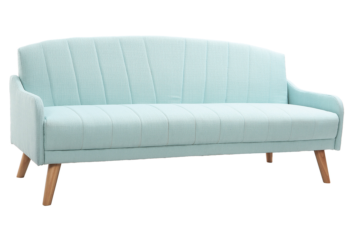 Canap� convertible scandinave 3 places menthe � l'eau ARYA