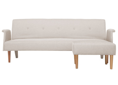 Canap&eacute; d'angle r&eacute;versible design naturel OSCAR