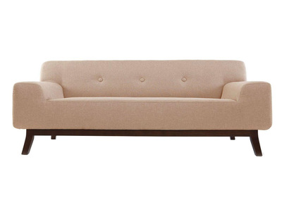Canap&eacute; design 2-3 personnes beige VILA