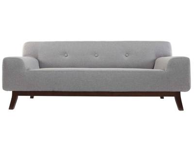 Canap&eacute; design 2-3 personnes gris VILA