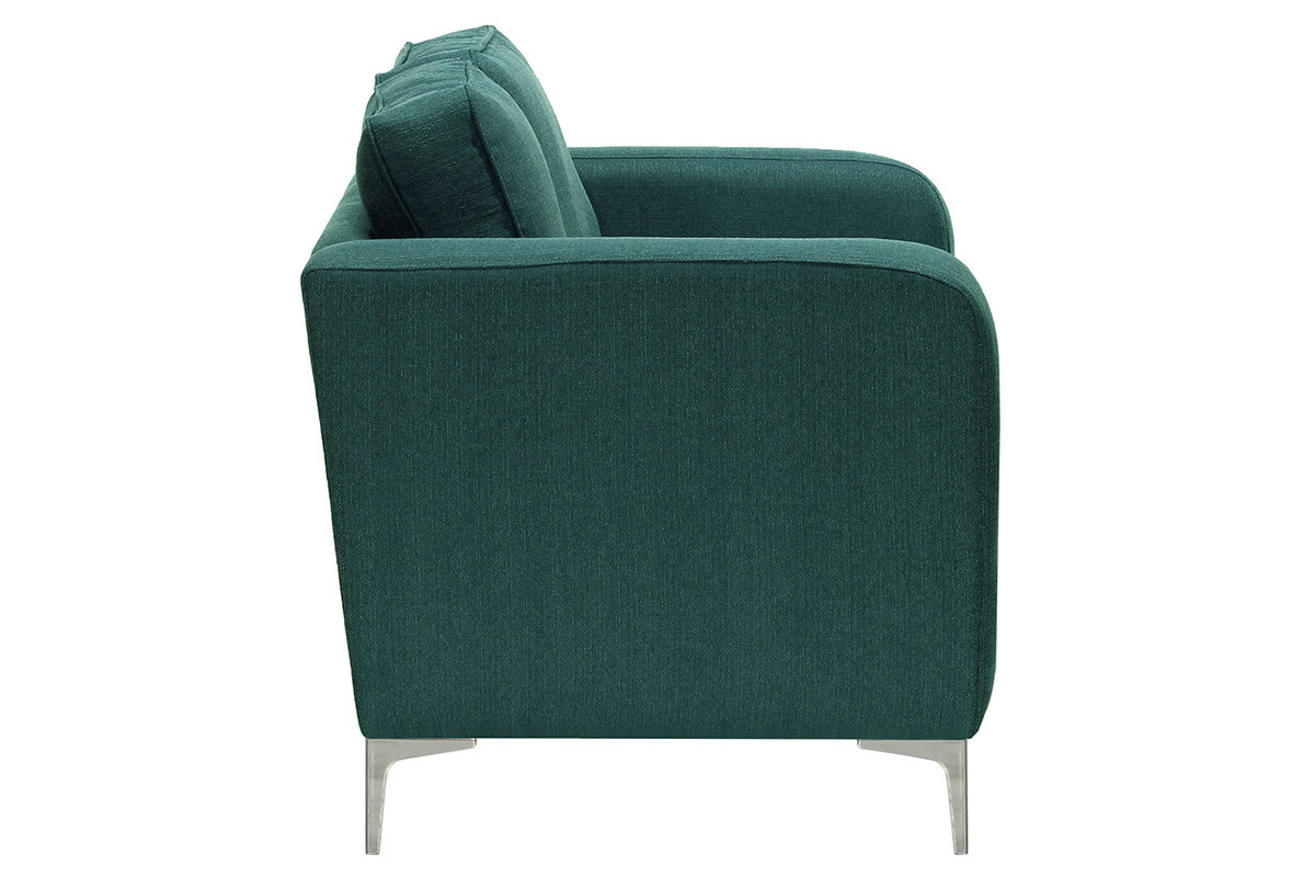 Canap� design 2 places bleu canard HARRY