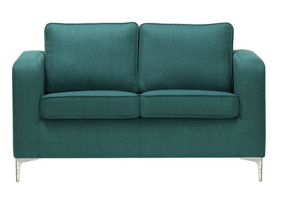 Canap&eacute; design 2 places bleu canard HARRY