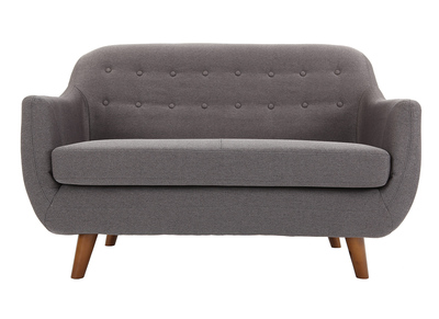 Canap&eacute; design 2 places gris anthracite YNOK