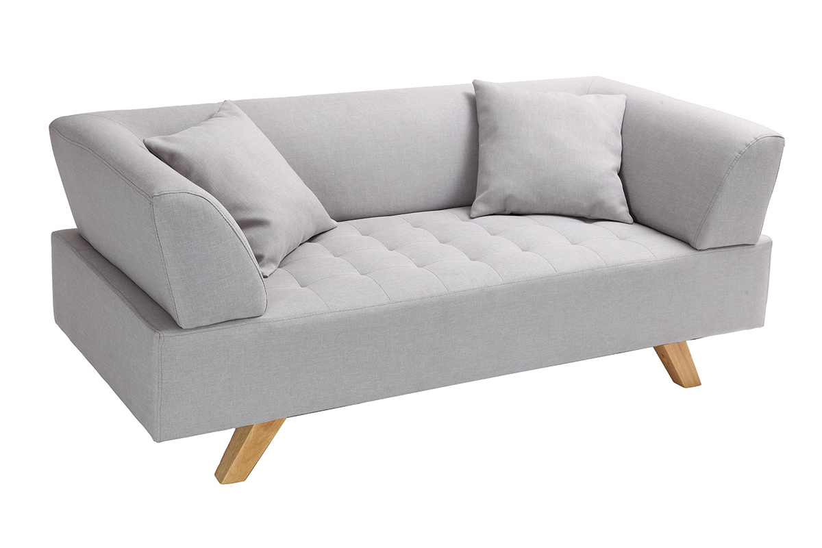 Canap� design 2 places gris ARTIC