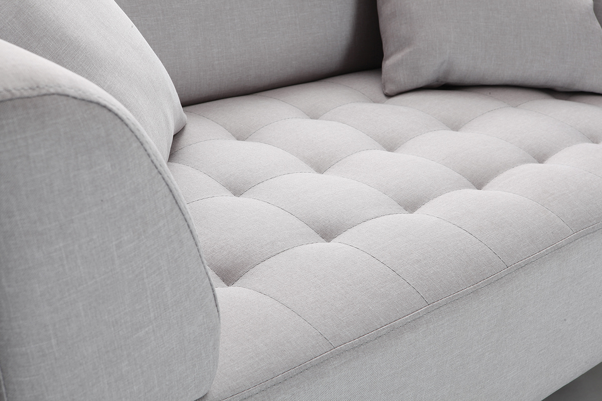 Canap� design 2 places gris ARTIC