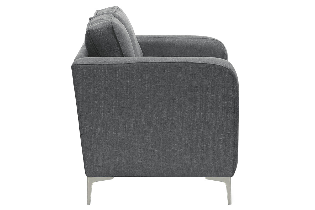 Canap� design 2 places gris clair HARRY