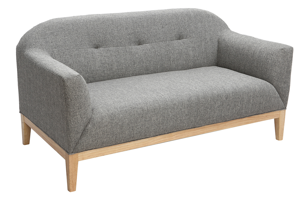 Canap� design 2 places gris MARY